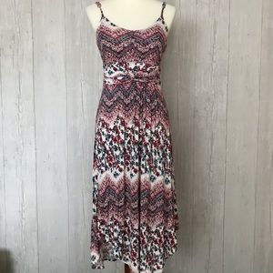 Floral Dress Asymmetrical